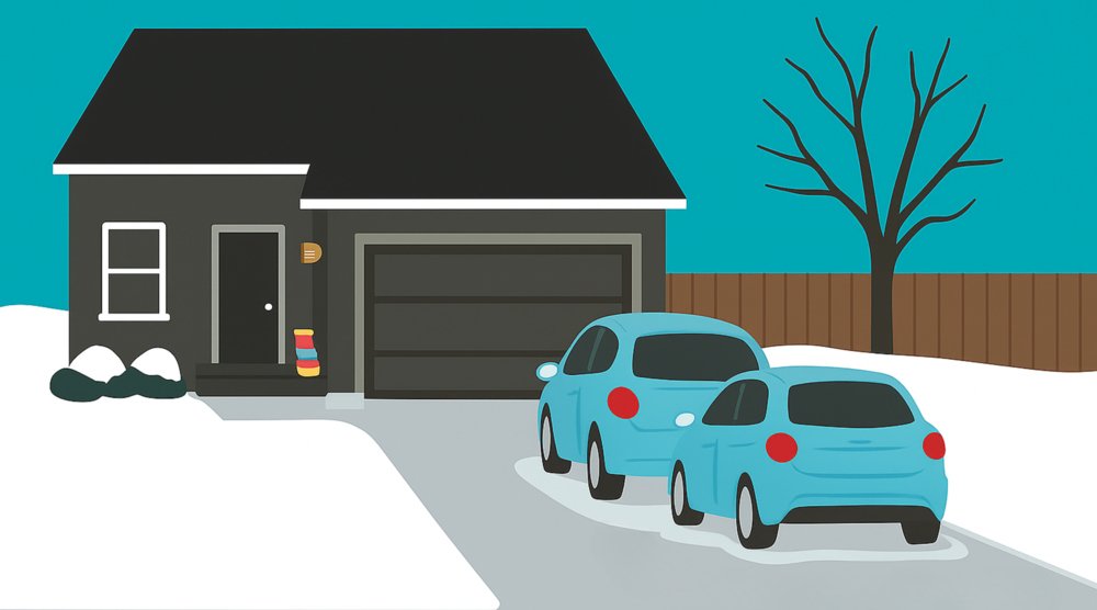 2 CARS ALTERNATE PARKING: