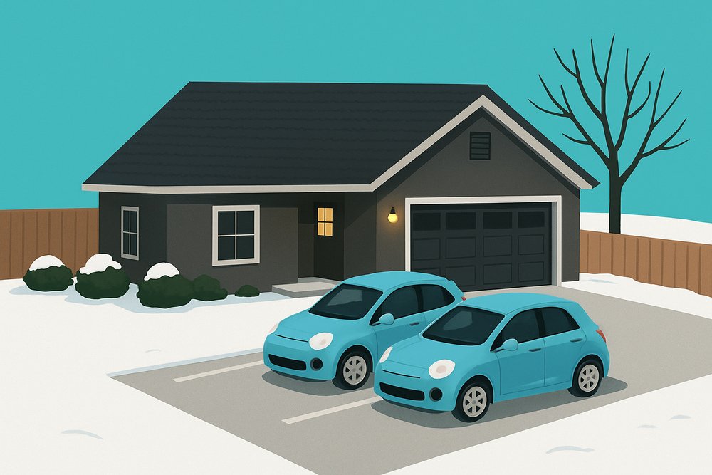 PREFERRED PARKING FOR 2 CARS:
